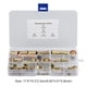 thumbnail image 4 of Speravity 50 piezas M 4 M5 M6 M8 M10 Tuerca de remache de cabeza plana de acero al carbono Tuercas avellanadas de aluminio Kit de herramientas Herramientas y ferretería, 4 of 6