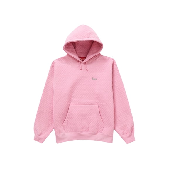 Supreme Men's Micro Quilted Hooded Sweatshirt Dusty Pink, from StockX