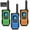 Orange+Green+Blue, variant on AWANFI Walkie Talkies Rechargeable 4 Pack, Long Range Family Walkie Talkie, 22 Channels, Two-Way Radios for Adults Kids Camping Hiking