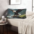 thumbnail image 6 of Balery Forest River Bald Eagle Bedding Queen Pillow Cases - Envelope Closure - Soft Brushed Microfiber Fabric - Shrinkage and Fade Resistant Pillow Cases-14"x20", 6 of 6