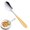 Yellow, variant on Bxaolu Teaspoon, 5.5" Spoons Silverware, Premium Stainless Steel Tea Spoons, Durable Small Spoon, Kitchen Dessert Spoon, Mirror Finish, Dishwasher Safe