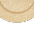 thumbnail image 2 of Simply Elegant Glitter Plastic Plastic Charger Plate | Service Plate for Parties, Dinner, Weddings, Quinceaneras and Events | 13 inch Diameter | Gold- Gloss Finish | Set of 12, 2 of 4