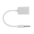 thumbnail image 1 of USB to 3.5mm Auxiliary Cable 3.5mm Male Plug to USB Female AUX Audio Cable Conversion Adapter Cable for PC   USB2.0 to 1/8 Male Auxiliary Audio Cable for Headphone Speakers, 1 of 7