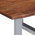thumbnail image 4 of vidaXL Coffee Table with Live Edges Home Living Room Square Solid Wood Acacia, 4 of 11
