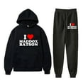 thumbnail image 2 of I Love Maddox Batson Hoodies Jogger Pants Set Cosplay Women Men Fashion Streetwear Sweatshirts, 2 of 7