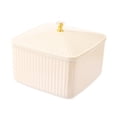 thumbnail image 2 of Xihbxyly Papelera de Escritorio, Elegante Contenedor para Semillas de Melón, Tapa Práctica, Bandeja de Plástico, Ideal para Guardar Frutas En El Dormitorio, Conservación Higiénica de Alimentos, Tamañ, 2 of 6