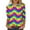 A-AA292, variant on Womens Tshirts Round Neck Three Quarter Sleeve Psychedelic Swirl Print T-Shirts Carnival Party Loose Funny Tops