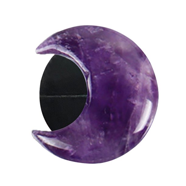 Clip de aire para coche de cristal Luna estrellada Decoración de aire para coche Accesorios de coche Cuarzo natural Piezas de coche Regalos de coche de cristal