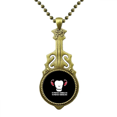 thumbnail image 1 of Protéger les Animaux C'est Se Protéger Collier Guitare Antique Pendentif Musical, 1 of 3