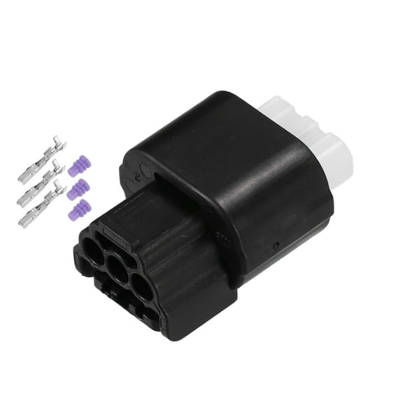 Unique Bargains 1 Set  Black A/C Pressure Switch Connector for Honda E41C3 2005-2020
