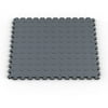 Norsk NSMPRC6DG Raised Coin Pattern PVC Floor Tiles 5- Pack plus BONUS Pack Value Bundle, Dove Gray