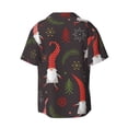 thumbnail image 2 of Haiem Cute Christmas Gnomes Men's Casual Shirts Short Sleeve Button Down Shirts Fashion Textured Summer Beach Shirt-4X-Large, 2 of 7