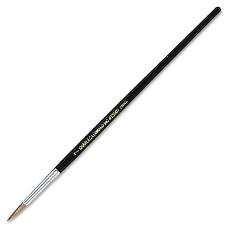 UPC: 0026487735075 | CLI LEO73507 Round Camel Hair Paint Brushes 12 / Dozen Black
