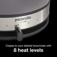thumbnail image 3 of Proctor Silex 38400PS Electric Crepe Maker, 13 Inch Griddle & Spatula, 3 of 8