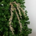 thumbnail image 3 of Northlight 24" Golden Glittered Pine Christmas Spray, 3 of 5
