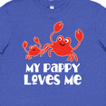 thumbnail image 4 of Inktastic My Pappy Loves Me Grandchild Beach Crab Youth T-Shirt, 4 of 5