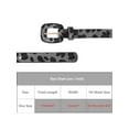 thumbnail image 4 of INSPIRE CHIC Women Leopard Printed Retro Belts, 0.7" Width Faux Leather Fur Waistband for Jeans Pants Dresses 44.9x0.7"(LxW) Black Grey, 4 of 6