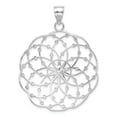 thumbnail image 3 of Real 14kt White Gold Diamond Cut Sphere Pendant; for Adults and Teens; for Women and Men, 3 of 4