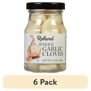 (6 pack) Roland Whole Clove Garlic in Brine, 6.7oz