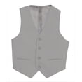 thumbnail image 3 of Boltini Italy Kids Formal Boys Suit Set - 5PC- Jacket, Shirt, Tie, Vest, Pants (Grey, 8), 3 of 5