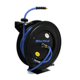 thumbnail image 2 of BluBird Rubber Air Hose Reel Heavy Duty Single Arm Assembly 3/8" x 75', 2 of 12