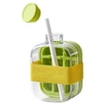 thumbnail image 1 of 500 Ml Molde Hielo Al Aire Libre Refrigerador Con Paja Creativa Demould Botella () Verde, 1 of 9