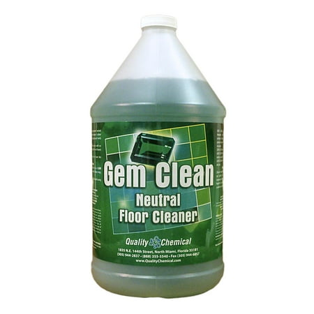 Gem Clean - a neutral floor cleaner concentrate - 1 gallon (128 (Best Way To Clean Stone Floors)