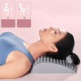 thumbnail image 3 of COFEST Lumbar Relaxer Lumbar Stretch Massage Relaxation Spine Correction Extension Assisted Lumbar Backrest Gray, 3 of 8