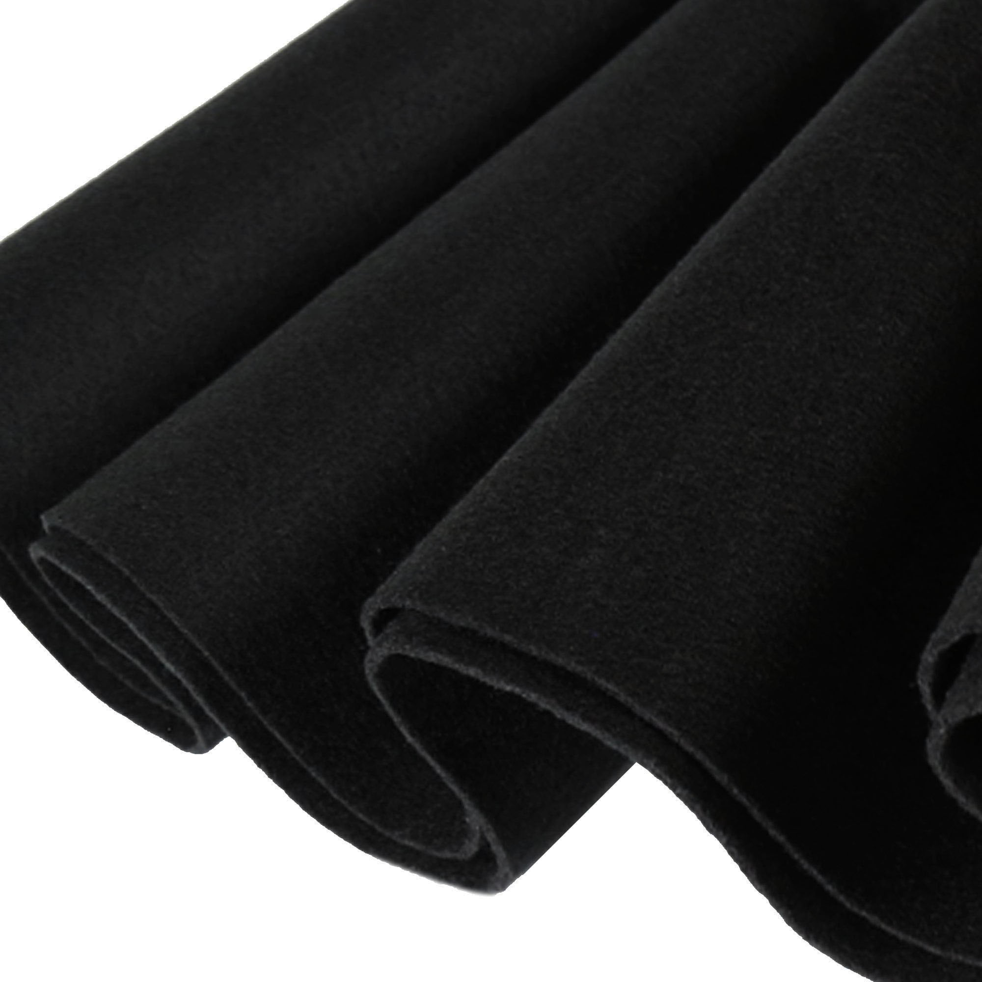 FabricLA Acrylic Felt by The Yard 72" Wide X 1 YD Long Black