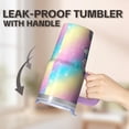 thumbnail image 5 of 20OZ Unicorn Tumbler with Handle and Reusable Straw Double Wall Stainless Steel Insulated Travel Mug Coffee Cup Perfect Gifts for Women Mom Friends on Birthday Christmas Thanksgiving, 5 of 6