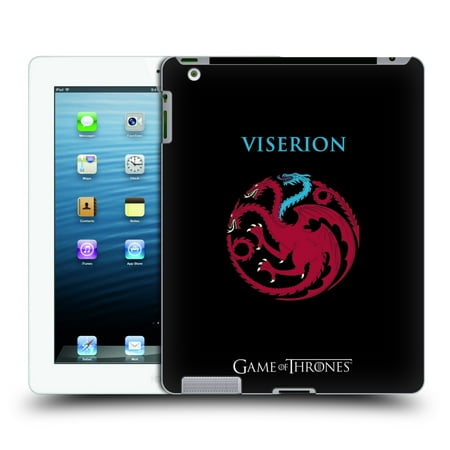 OFFICIAL HBO GAME OF THRONES GRAPHICS HARD BACK CASE FOR APPLE (Best Ipad Party Games)