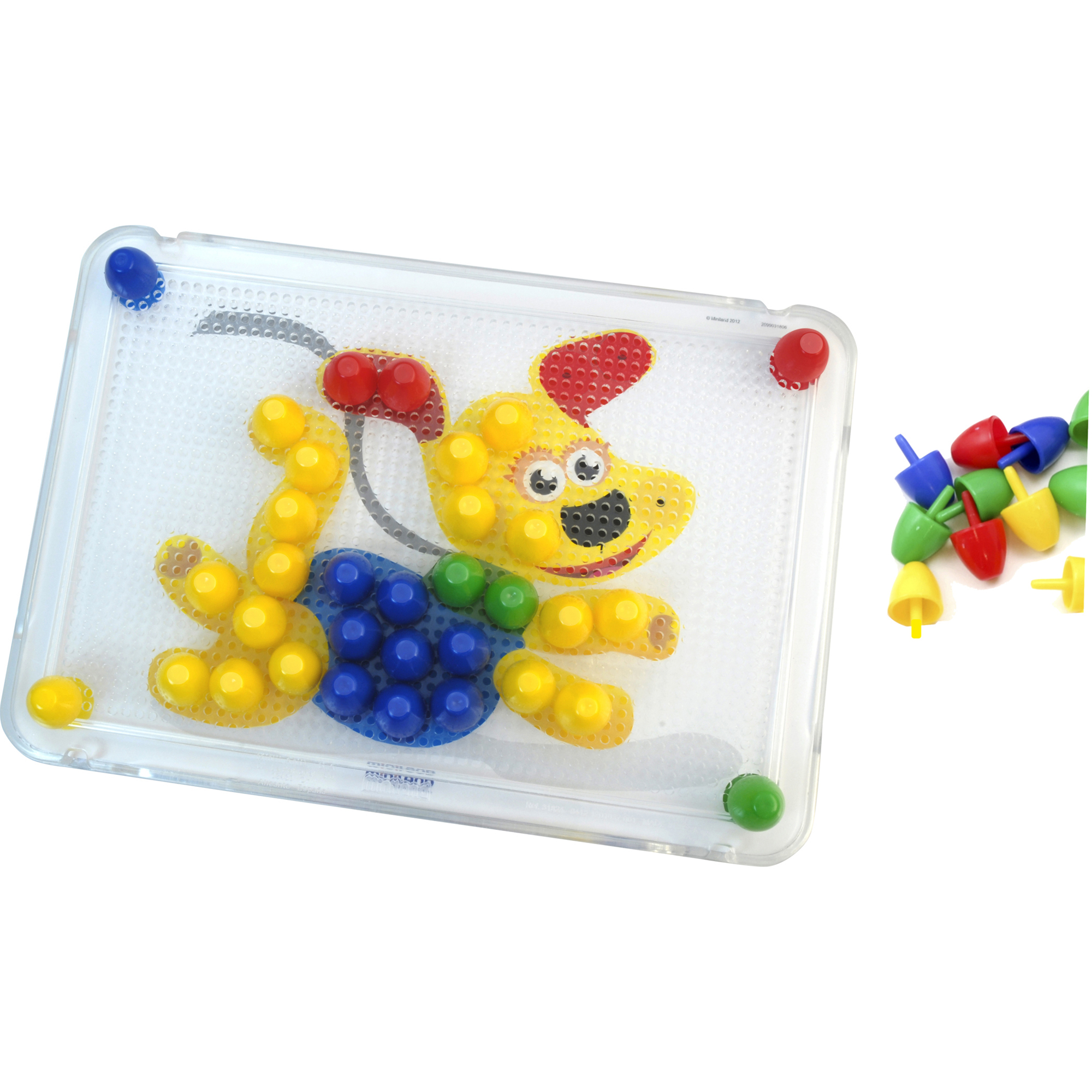 Miniland Primary Peg Sets, 3/4" Pegs, 100 pieces
