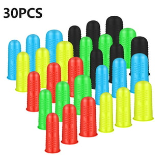 30 Pcs Rubber Fingers Tip Pads Grips for Money Counting, Silicone