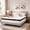 White, variant on Full Mattress, 10" Memory Foam Mattress in a Box, Pocket Spring Mattress with Cooler Sleep and Pressure Relief, 54"*75"
