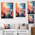 thumbnail image 4 of Designart "Colorful Fireworks Charm Pointillism II" Fireworks Floater Framed Canvas Print, 4 of 7