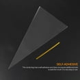 thumbnail image 4 of 100pcs Clear Cone Treat Bags Cellophane Candy Bags with Gold Twist Ties for Popcorn Cookie Sweet DIY Gift Flower Party Favors White White, 4 of 9