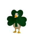 thumbnail image 3 of St Patricks Day Porch Goose Outfit Irish Clover Goose Costume for 23" High Cement or Plastic Geese Costume for Yard Lawn Outdoor Garden Patio Statue Leprechaun Shamrock Dress Holiday Decor, 3 of 6