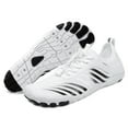 thumbnail image 3 of Zapatos unisex agua descalza playa sin deslizamiento para deportes acuáticos (44) blanco, 3 of 9