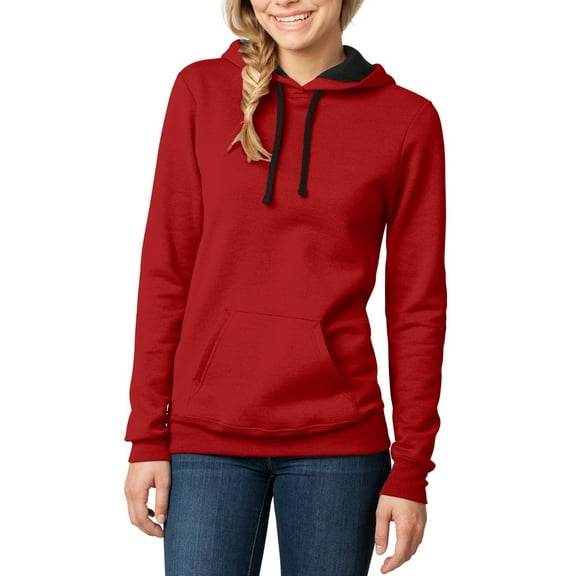 JustBlanks Juniors The Concert Fleece Hoodie, New Red, 4XL