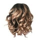 thumbnail image 1 of Peluca de cabello corto ondulado y rizado con raya al medio para mujer, 1 of 4