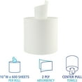 thumbnail image 3 of LZHF BWK410322 10 in. 2 Ply Center-Pull Roll Towels - White (6/Carton), 3 of 6