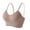 Complexion -AW23, variant on Cami Bras - Women's V-Neck Padded Seamless Straps Bralette Everyday Basic Sleeping Bra Gray 32