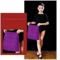 thumbnail image 4 of SXcggal Kids Girls Tassel Dance Skirt Latin Ballroom Layered Fringe Dancewear Beautiful Fashionable Clothing, 4 of 4