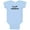 Light Blue, variant on Look But Don't Touch Infant Bodysuit - Baby One Piece