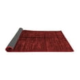 thumbnail image 2 of Ahgly Company Indoor Round Abstract Red Modern Area Rugs, 5' Round, 2 of 4