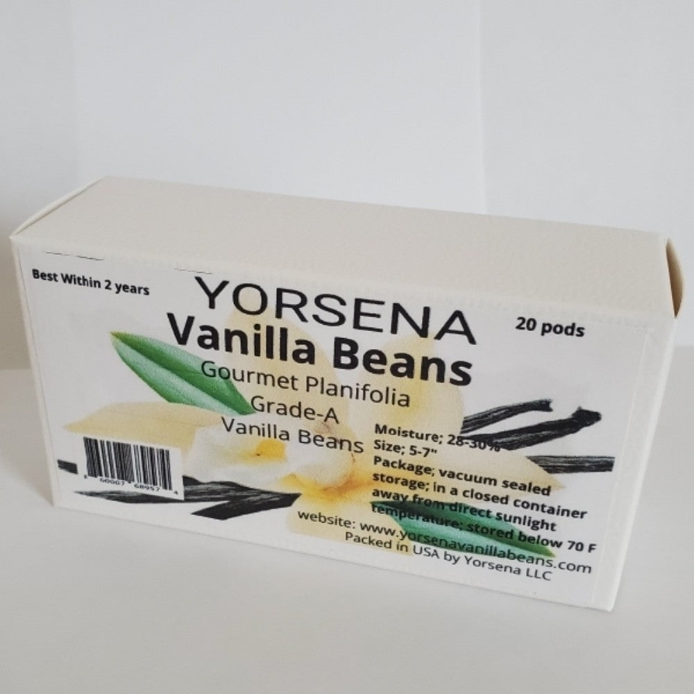Madagascar Vanilla Beans Grade A , planifolia 20 pods