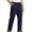 Dark Blue, variant on Men's Patchwork Cargo Pants With Multiple Pockets Zipper Fly Regular Fit Comfort Waist Straight Leg Full Length Solid Color Soft Durable For Work Labor