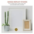 thumbnail image 4 of FUEENIRVA Easel Stands Coin Display Acrylic 10Pcs Transparent Badge Stand, 4 of 8