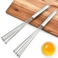 thumbnail image 3 of SPRING PARK Stainless Steel Ball Whisk for Kitchen Cooking- 10 Inch and 12 Inch Wire Egg Manual Mixer Whisk Set for Beater Sauces, Cream, Blending, Stirring, Whisking, Beating, 3 of 7