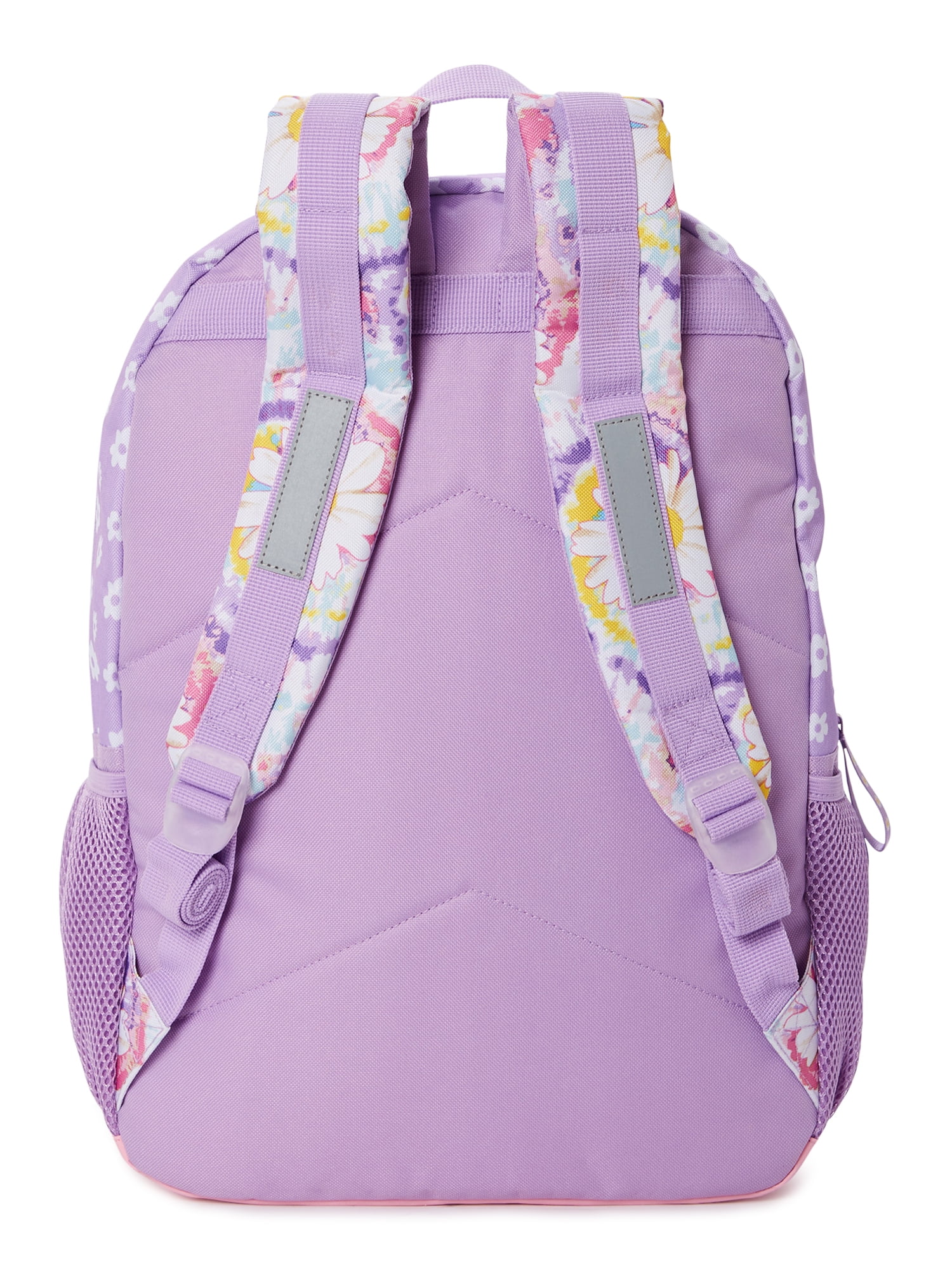 ODAWA Pink Flowers Purple Leaves Toddler Backpack and Lunch Box Set, Back  Pack Set